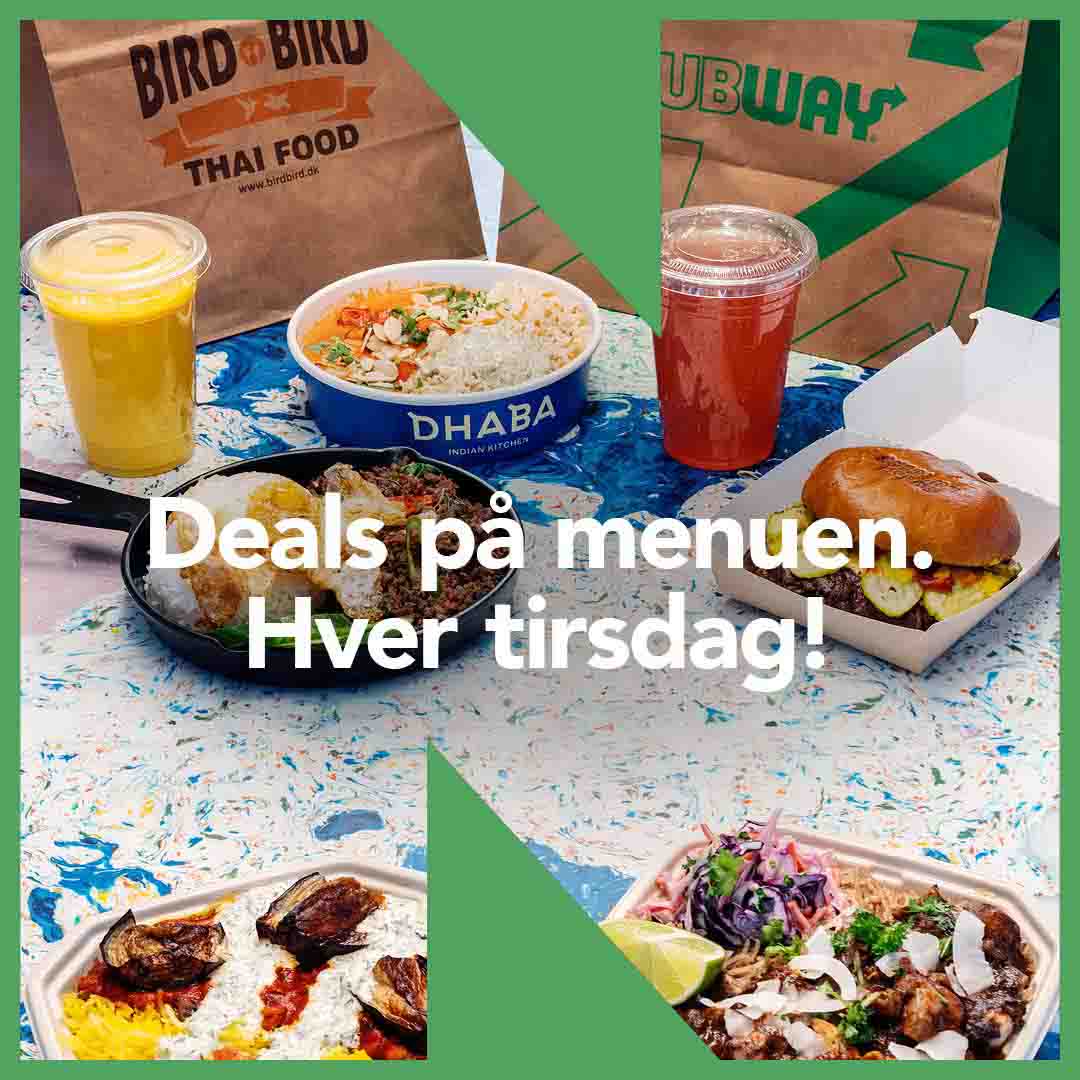 Deals på menuen. Hver tirsdag!